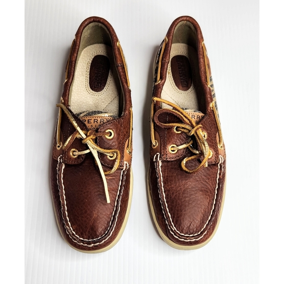 Sperry Top-Sider Zebra sequins boat shoes Women's 8 - Picture 4 of 9